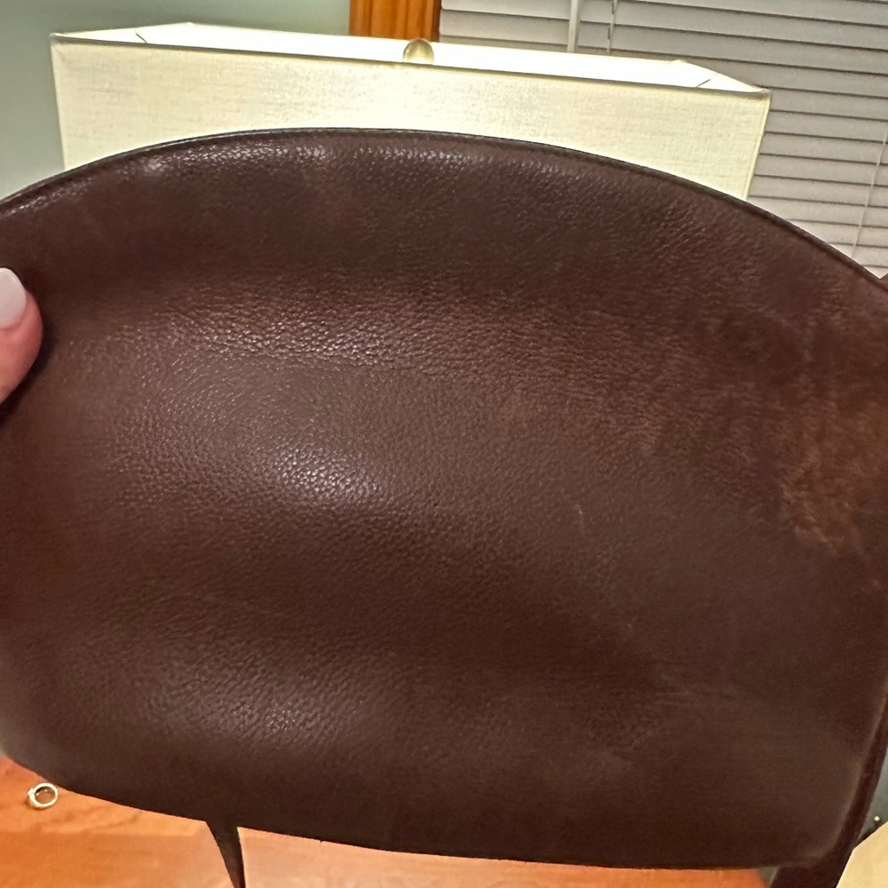 Brown Leather Crossbody Bag